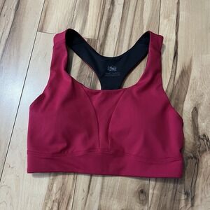 REI Co-Op Active Pursuits Sports Bra Women Sz XS Pink Removable Cups Racer Back